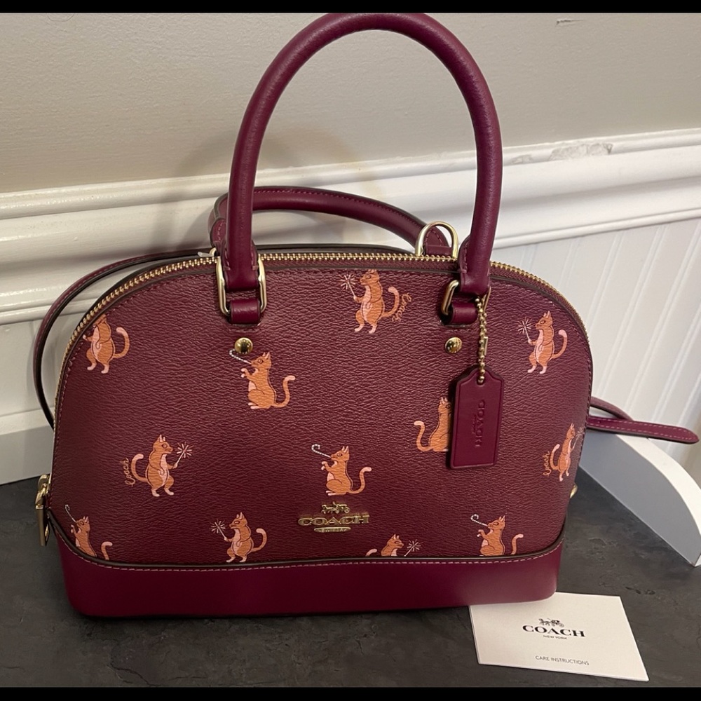Coach Satchel with Handles and Strap